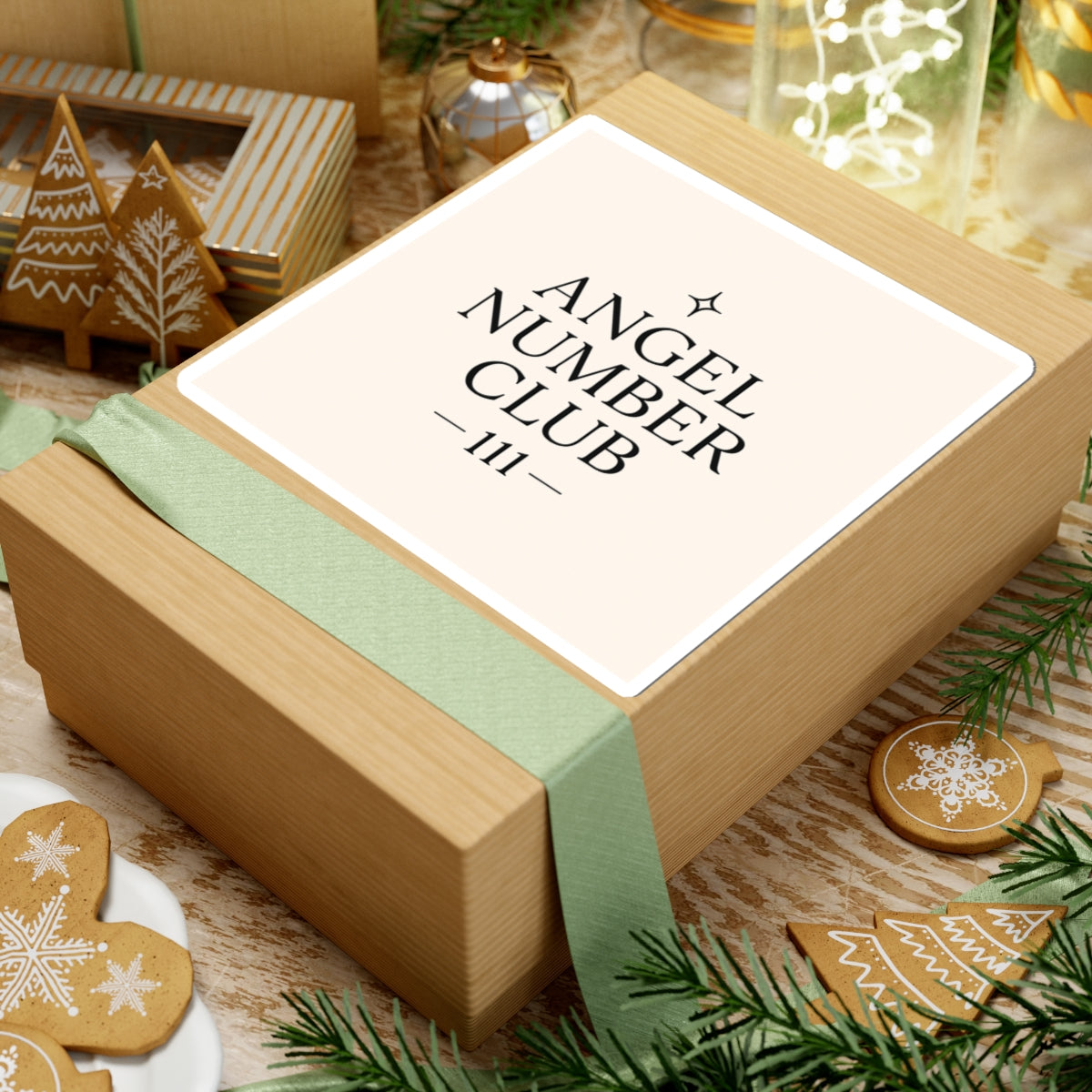 Angel Number Club 111 Kiss-Cut Sticker — Spiritual Numerology Laptop Decal