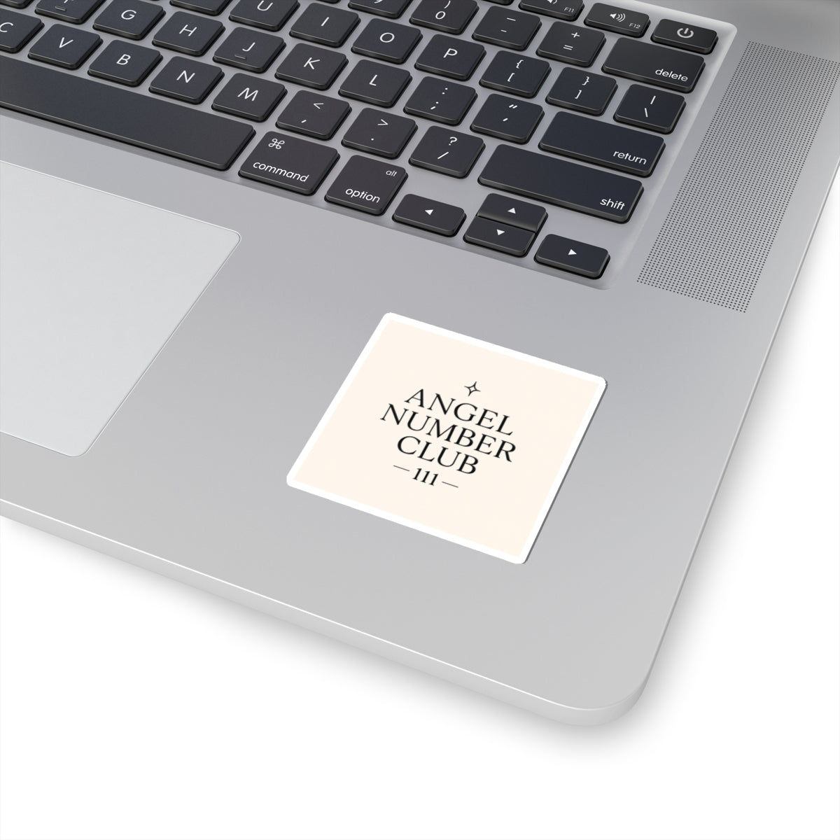 Angel Number Club 111 Kiss-Cut Sticker — Spiritual Numerology Laptop Decal