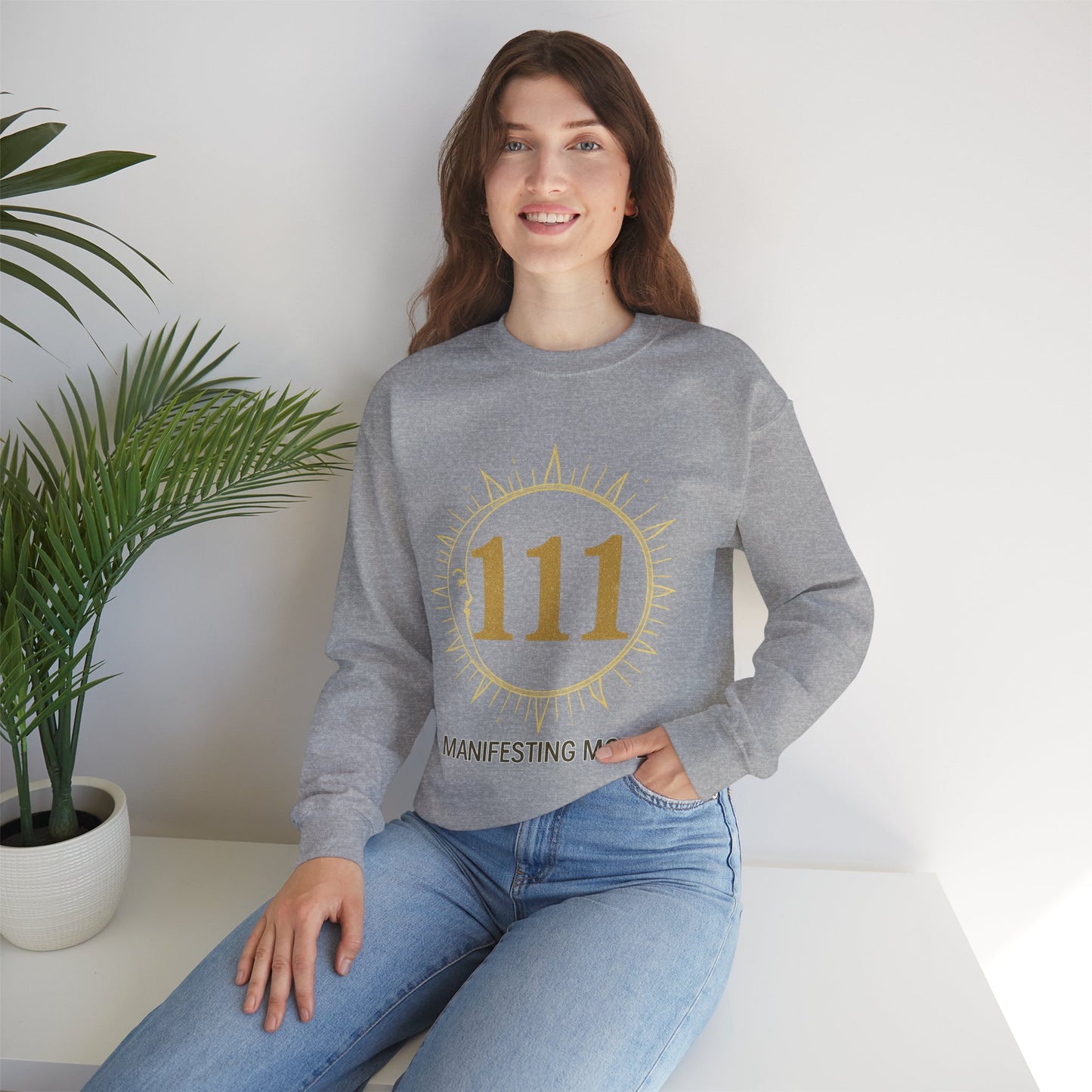 111 Manifesting Mode Crewneck Sweatshirt