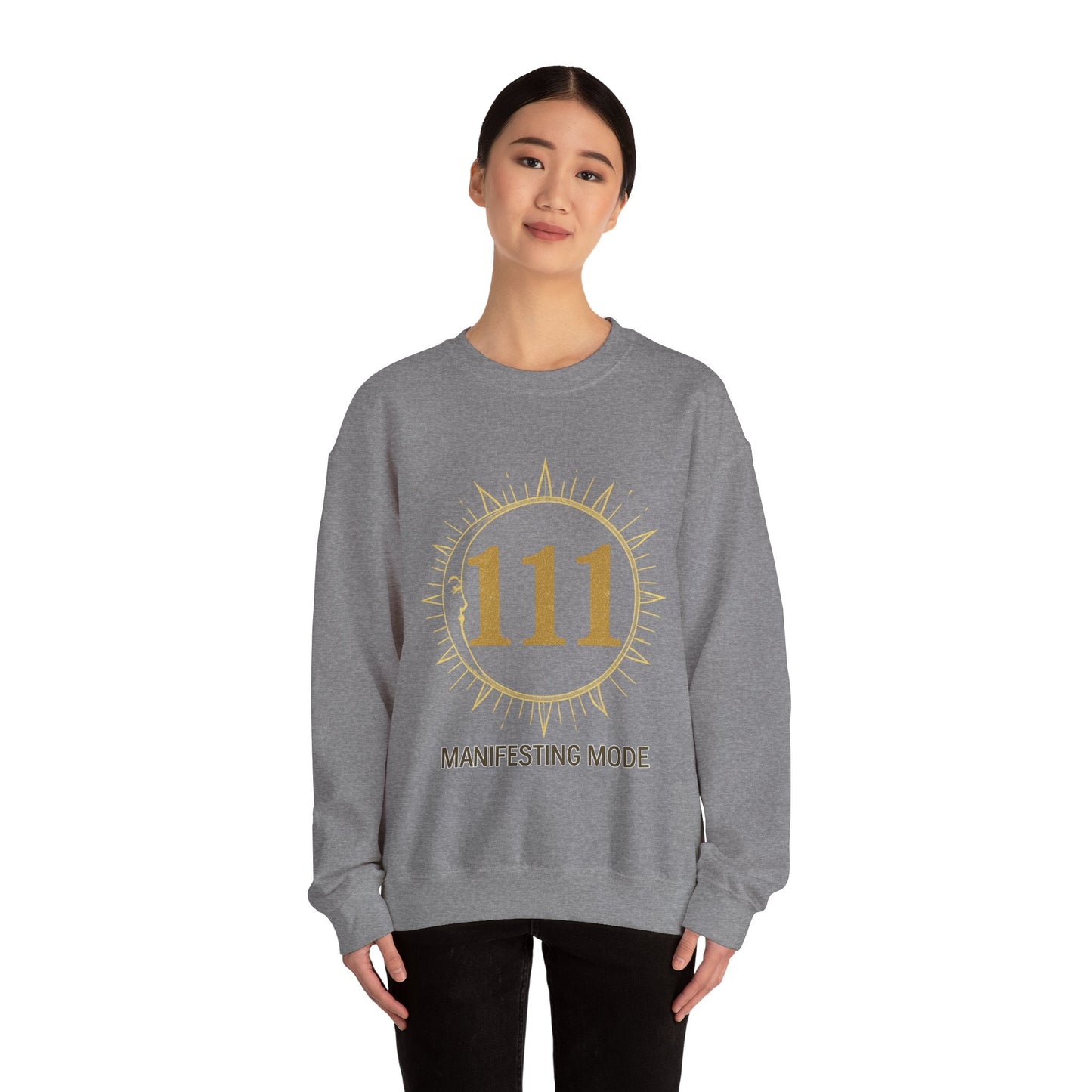 111 Manifesting Mode Crewneck Sweatshirt