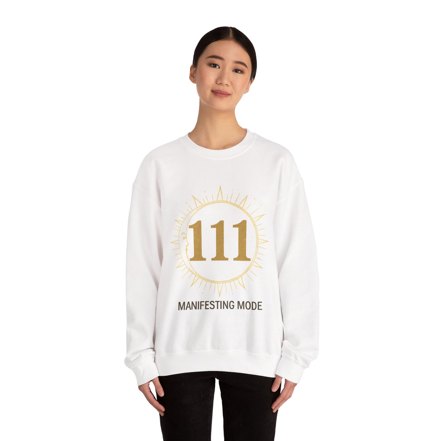 111 Manifesting Mode Crewneck Sweatshirt