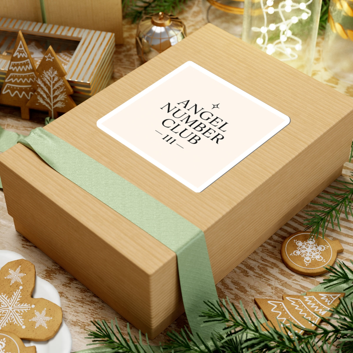 Angel Number Club 111 Kiss-Cut Sticker — Spiritual Numerology Laptop Decal