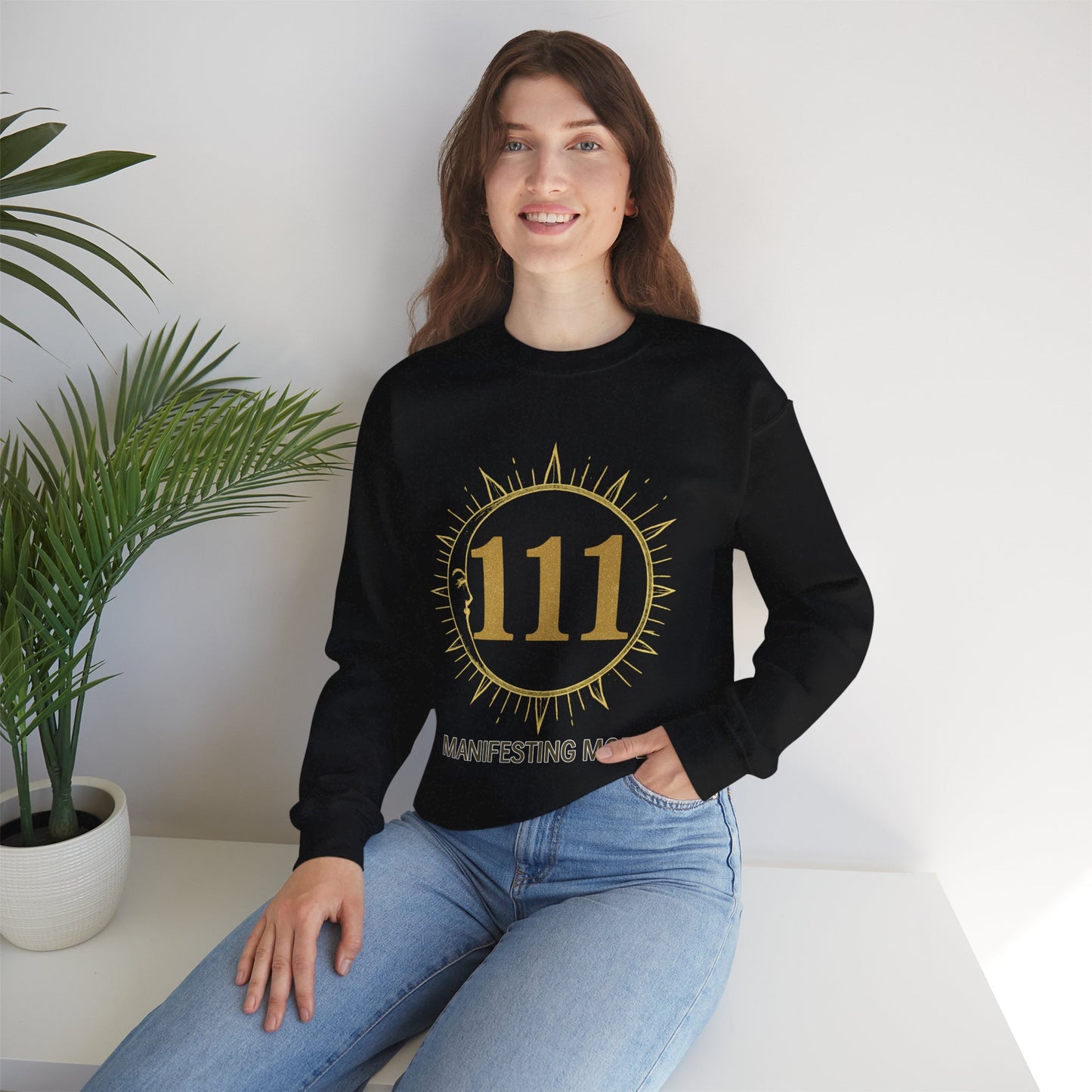 111 Manifesting Mode Crewneck Sweatshirt