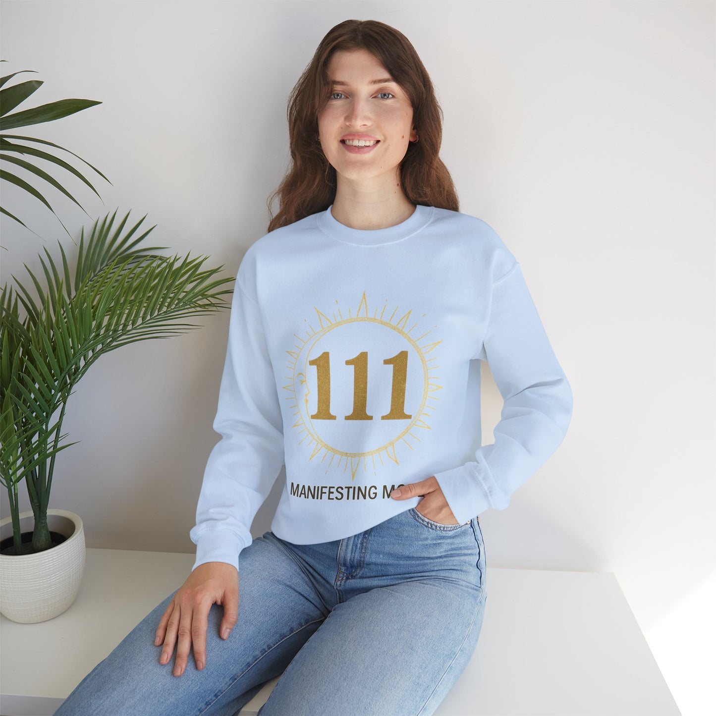 111 Manifesting Mode Crewneck Sweatshirt