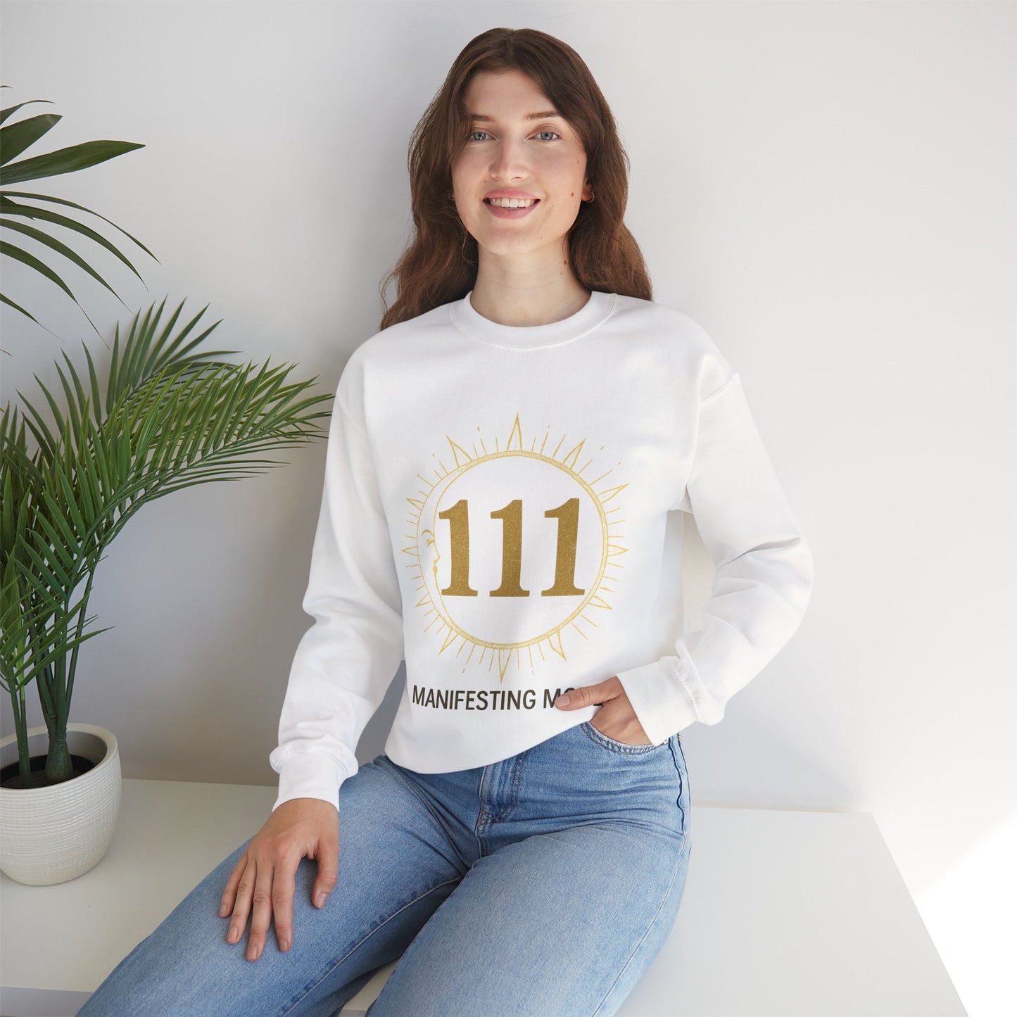 111 Manifesting Mode Crewneck Sweatshirt