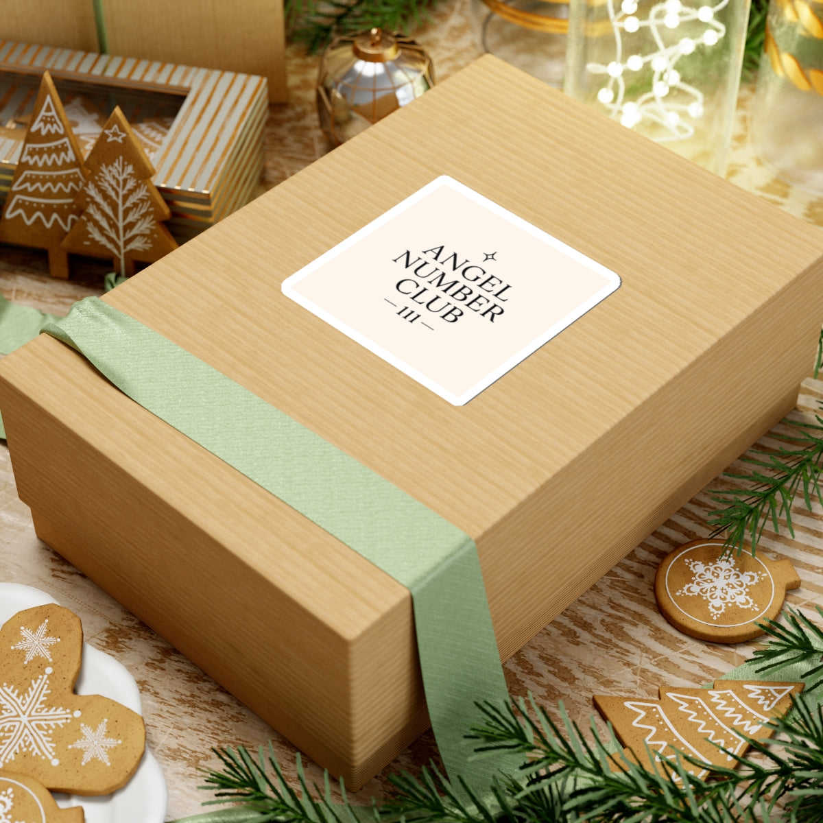 Angel Number Club 111 Kiss-Cut Sticker — Spiritual Numerology Laptop Decal