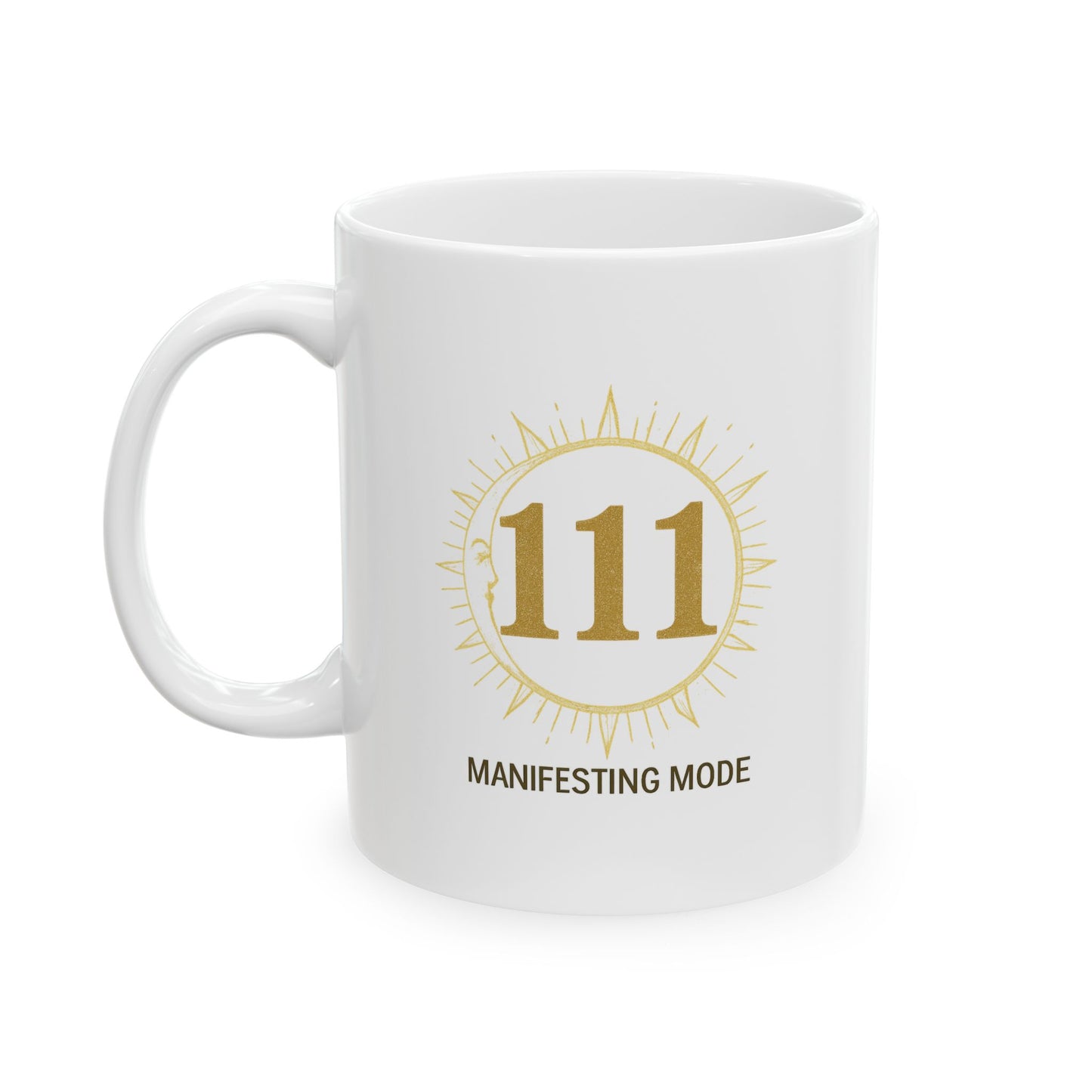Sunrise Ceramic Mug — 'Make Today Beautiful' Inspirational Coffee Cup (11oz, 15oz)