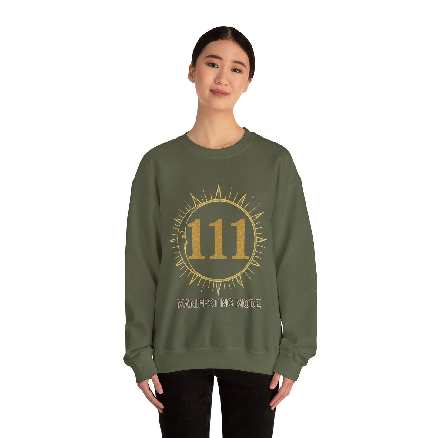 111 Manifesting Mode Crewneck Sweatshirt