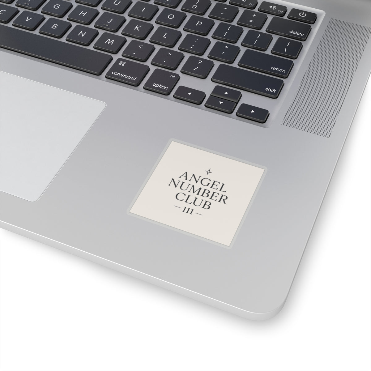 Angel Number Club 111 Kiss-Cut Sticker — Spiritual Numerology Laptop Decal